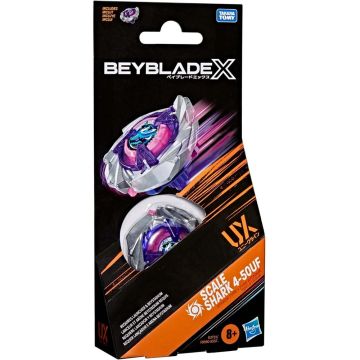 BEYBLADE X SCALE SHARK 4-50UF TROTTOLA Senza Lanciatore