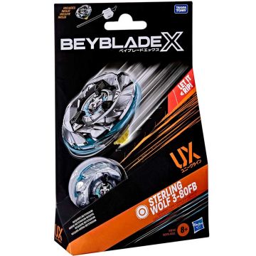 BEYBLADE X STERLING WOLF 3-80FB TROTTOLA con Lanciatore