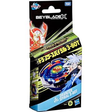 BEYBLADE X TROTTOLA X-Over Project Dranzer Spiral 3-80T