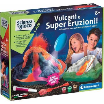VULCANI E SUPER ERUZIONI | Clementoni Gioco Scientifico 8+