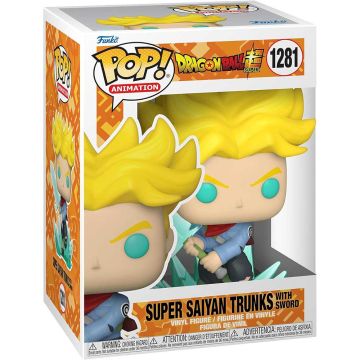 FUNKO POP ANIME Dragon Ball Super 1281 Super Sayan Trunks with Sword 9cm