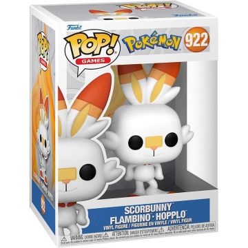 FUNKO POP POKEMON 922 Scorbunny 9cm