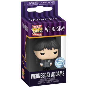FUNKO POP PORTACHIAVI MOVIE Mercoledì Addams 4cm