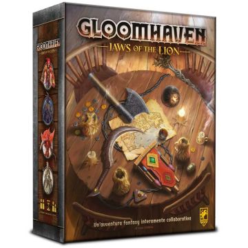 GLOOMHAVEN Jaws of The Lion Gioco da Tavolo 14+ | 1-4g | 30-120'