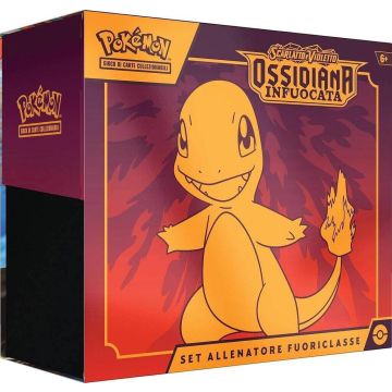 Pokémon SET ALLENATORE FUORICLASSE Ossidiana Infuocata ! Pokémon Gioco di Carte