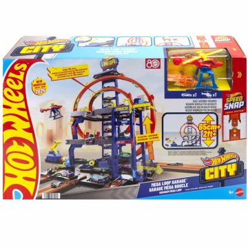 HOT WHEELS CITY Garage Mega Loop 4+ | Pista Hot Wheels
