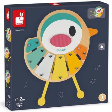 JANOD Pure Xilofono Canarino | Gioco in Legno 1+
