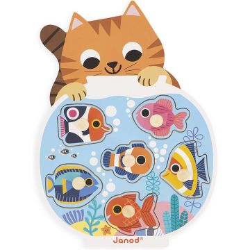 JANOD Puzzle Aquarium | Gioco in Legno 18m+