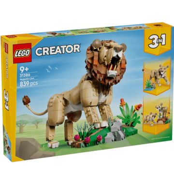 LEGO 31386 CREATOR 9+ Animali selvatici: Leone Maestoso 839pz