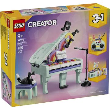 LEGO 31392 Pianoforte decorativo con gatto 486pz | LEGO CREATOR 9+