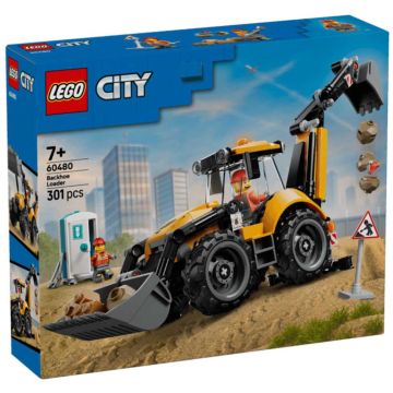 LEGO 60480 CITY 7+ Scavatrice da cantiere gialla 301pz