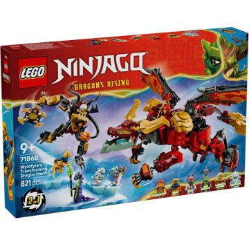 LEGO 71868 Mech drago mutaforma di Wyldfyre 821pz | LEGO NINJAGO 9+