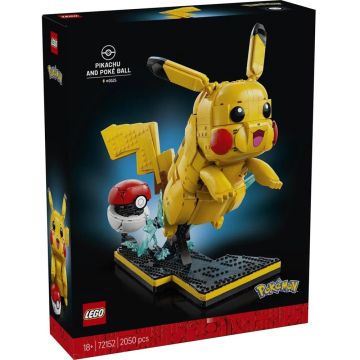 LEGO 72152 Pikachu e Poké Ball 2050pz | 18+ LEGO POKEMON
