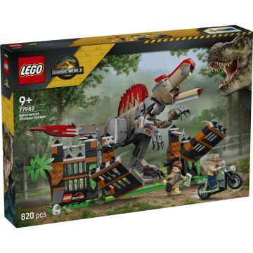 LEGO 77982 Fuga dal dinosauro Spinosauro 820pz| LEGO JURASSIC WORLD 9+