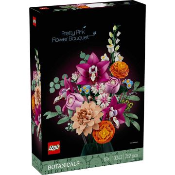 LEGO BOTANICALS 10342 Bouquet di fiori rosa | LEGO FIORI 18+