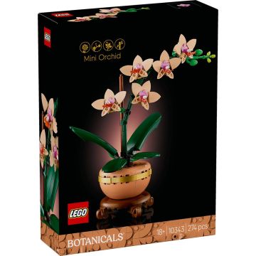 LEGO BOTANICALS 10343 Mini-orchidea | LEGO FIORI 18+
