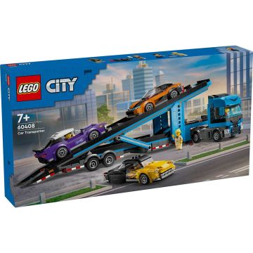 LEGO CITY 60408 Camion trasportatore con auto sportive | LEGO CITY 7+