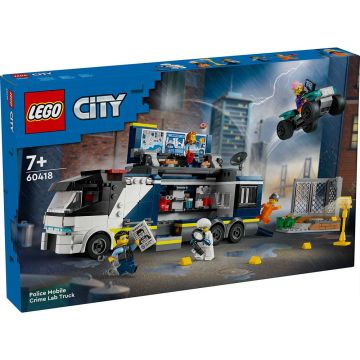 LEGO CITY 60418 Camion laboratorio mobile della polizia | LEGO CITY 7+