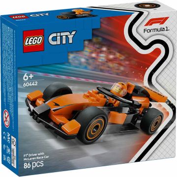 LEGO CITY 60442 Pilota e monoposto McLaren | LEGO CITY 6+