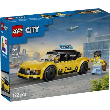 LEGO CITY 60487 Taxi giallo | LEGO CITY 5+