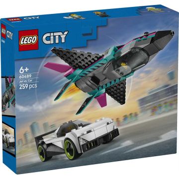 LEGO CITY 60489 Jet contro Auto sportiva | LEGO CITY 6+