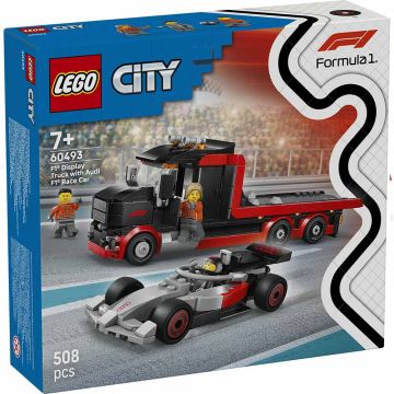 LEGO CITY 60493 Truck F1® con auto da corsa Audi F1® | LEGO CITY 7+