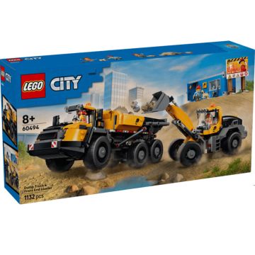 LEGO CITY 60494 8+ Camion ribaltabile e pala meccanica 1132pz