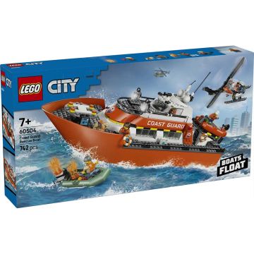 LEGO CITY 60504 Motoscafo di soccorso ed elicottero della Guardia Costiera | LEGO CITY 7+