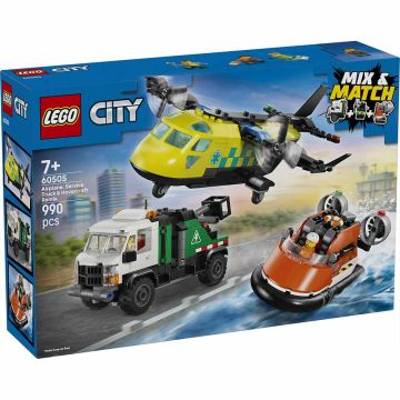 LEGO CITY 60505 Remix aereo, camion di servizio e hovercraft | LEGO CITY 7+