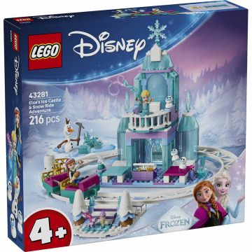 LEGO DISNEY 43281 Castello di ghiaccio di Elsa e avventura sulla neve | LEGO DISNEY 4+