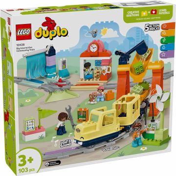 LEGO DUPLO 10428 Grande treno comunitario interattivo | LEGO DUPLO 3+