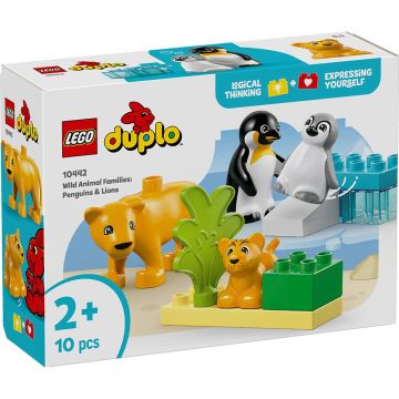 LEGO DUPLO 10442 Famiglie di animali: pinguini e leoni | LEGO DUPLO 2+
