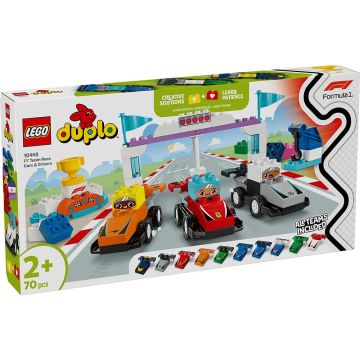 LEGO DUPLO 10445 Auto da corsa e piloti Team F1® | LEGO DUPLO 2+