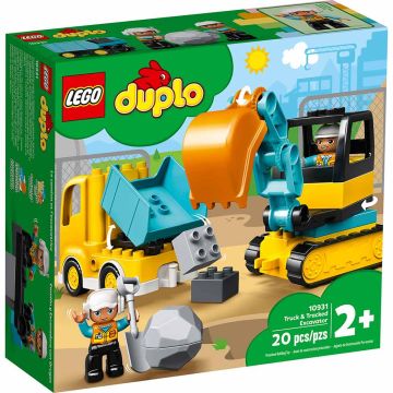 LEGO DUPLO 10931 Camion e scavatrice cingolata | LEGO DUPLO 2+