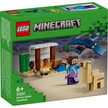 LEGO MINECRAFT 21251 Spedizione di Steve nel deserto | LEGO MINECRAFT 6+