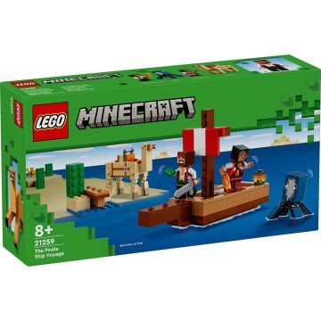 LEGO MINECRAFT 21259 Il viaggio del galeone dei pirati | LEGO MINECRAFT 8+
