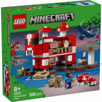 LEGO MINECRAFT 21270 La casa del Mooshroom | LEGO MINECRAFT 8+