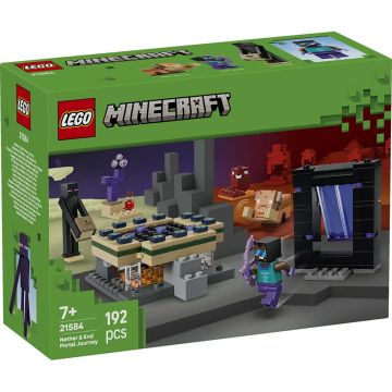 LEGO MINECRAFT 21584 Viaggio nel Portale del Nether e dell’End | LEGO MINECRAFT 7+