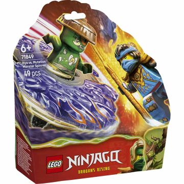 LEGO NINJAGO 71849 Nya contro Spinner Mostro della Mutazione | LEGO NINJAGO 6+