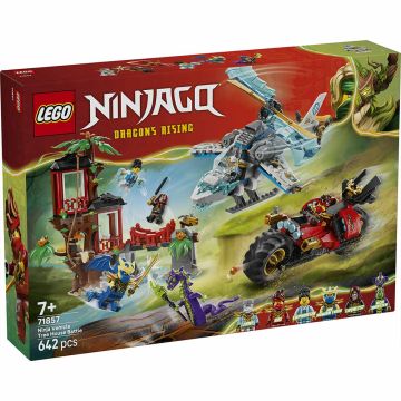 LEGO NINJAGO 71857 Battaglia alla casa sull’albero con veicolo Ninja | LEGO NINJAGO 7+