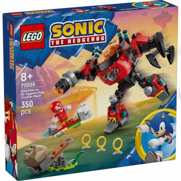 LEGO SONIC 77005 Knuckles vs. il Mech Egg Crusher del Dr. Eggman | LEGO SONIC 8+ 