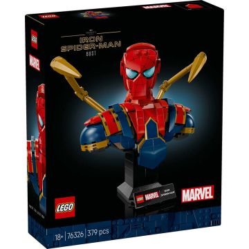 LEGO SUPER HEROES 76326 Busto di Iron Spider-Man | LEGO SUPER HEROES 18+  