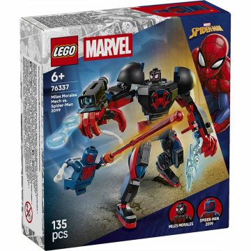 LEGO Super Heroes 76337 Marvel Mech di Miles Morales vs. Spider-Man 2099 | LEGO Super Heroes 6+