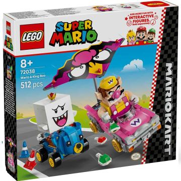 LEGO Super Mario 72038 Mario Kart Wario e Re Boo | LEGO Super Mario 8+
