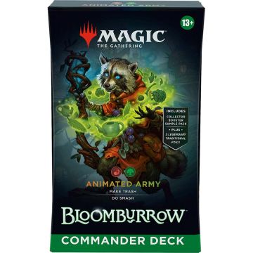 Magic Commander Deck BLOOMBURROW Animated Army | Rosso Verde | Gioco di Carte Magic ENG 13+