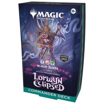 Magic Commander Deck LORWYN Blight Curse | Penta | Gioco di Carte Magic ENG 13+