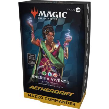 Magic Mazzo Commander Aetherdrift Energia Vivente | Gioco di Carte Magic ITA 13+ 
