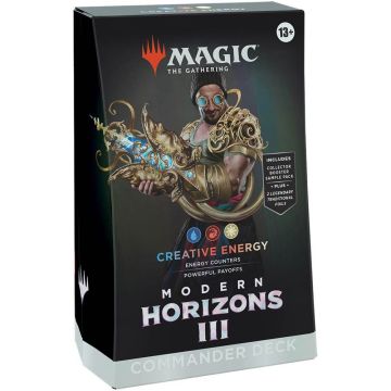 Magic Commander Deck Modern Horizons 3 Creative Energy | Gioco di Carte Magic ENG 13+