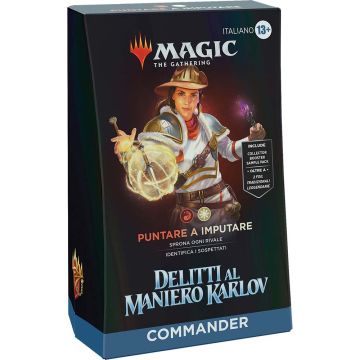 Magic Mazzo Commander Karlov Manor Puntare a Imputare | Gioco di Carte Magic ITA 13+