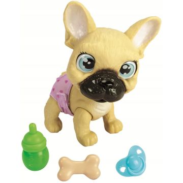 PAMPER PETZ BULLDOG FRANCESE 15cm | Gioco Cucciolo per Bambini 3+